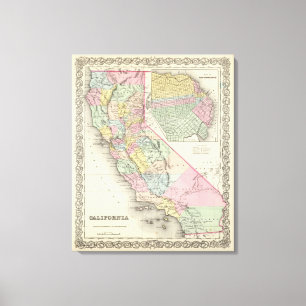 Lienzo California con la ciudad de San Francisco
