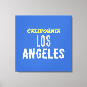 Lienzo California Los Angeles Ciudad Estados Unidos Retro