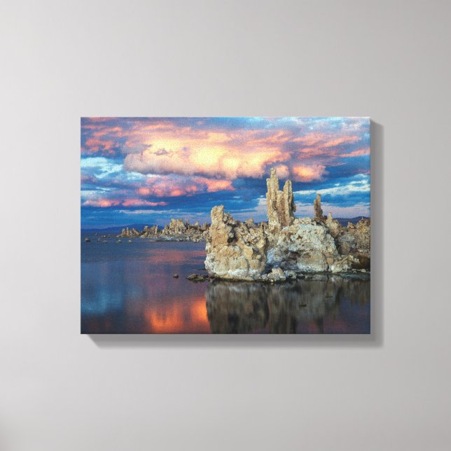 Lienzo California, montañas de Sierra Nevada (Anverso)