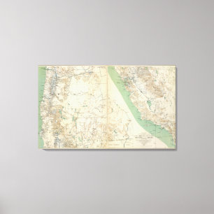 Lienzo California, Nevada, Oregón