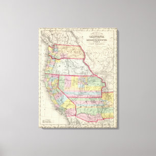 Lienzo California, Oregon, Washington, Utah, New México 5