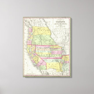 Lienzo California, Oregón, Washington, Utah, Nuevo México