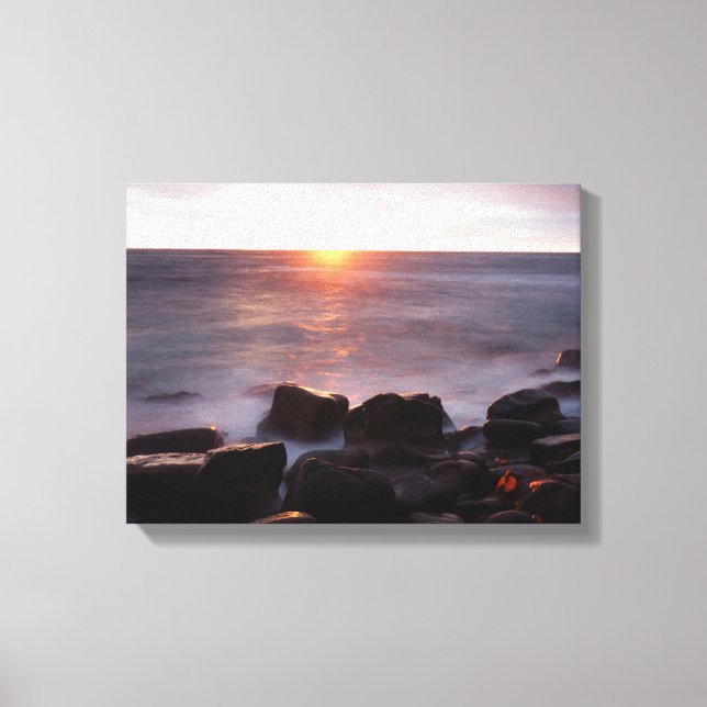 Lienzo California, San Diego, Sunset Cliffs, Atardecer 2 (Anverso)