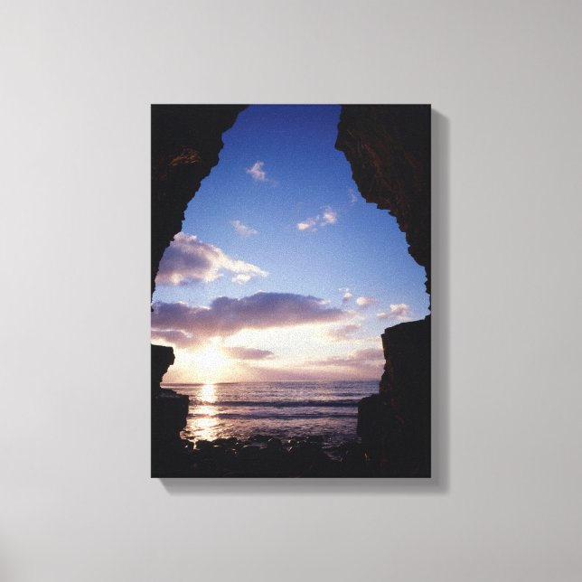 Lienzo California, San Diego, Sunset Cliffs, Atardecer 5 (Anverso)