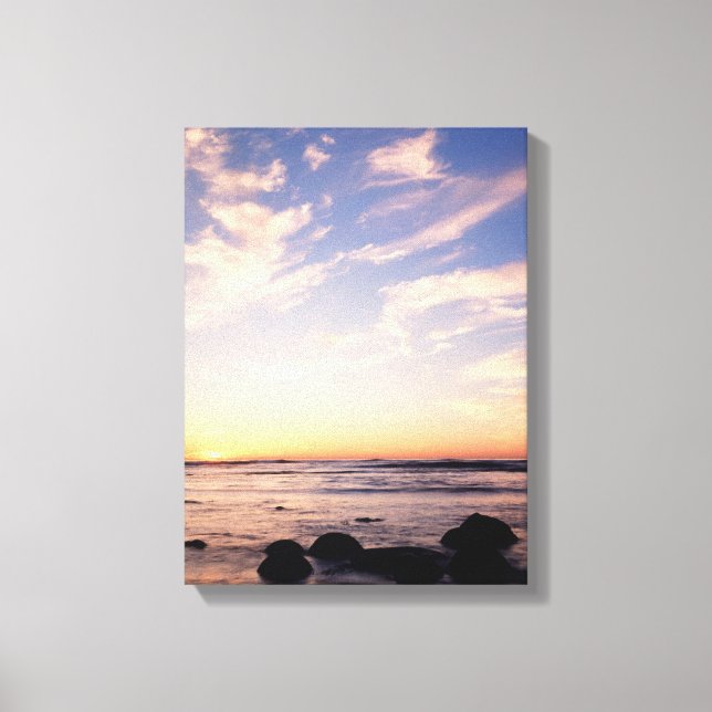 Lienzo California, San Diego, Sunset Cliffs, Atardecer 7 (Anverso)
