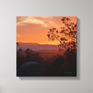 Lienzo California Sunset