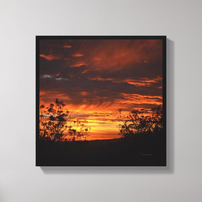 Lienzo California Sunset (Anverso)