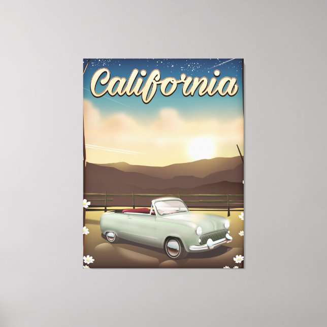 Lienzo California Sunset (Anverso)