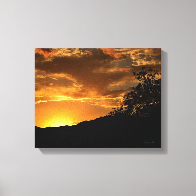 Lienzo California Sunset (Anverso)