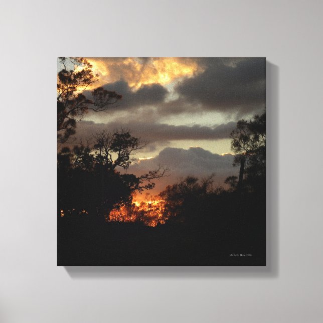 Lienzo California Sunset (Anverso)