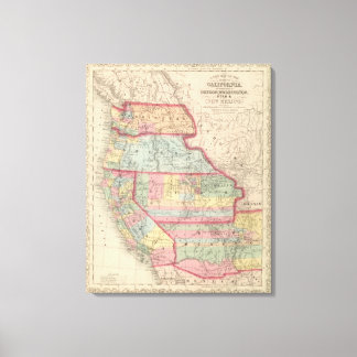 Lienzo California, Territorios de Oregón, Washington