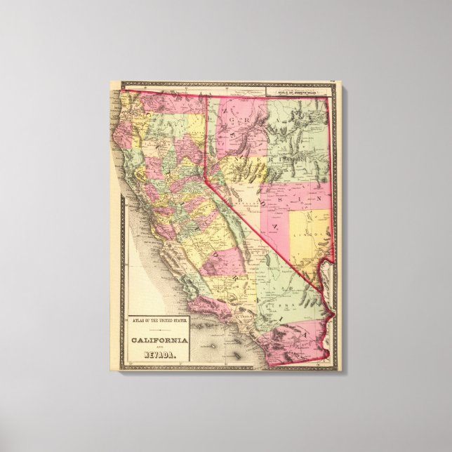 Lienzo California y Nevada (Anverso)