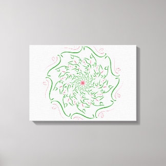 Lienzo Caligrafía árabe moderna - Poema artístico saudita
