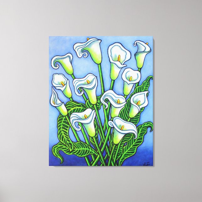 Lienzo Calla Lily Dreaming Canvas Print de Lisa Lorenz (Anverso)