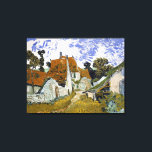 Lienzo Calle Auvers-sur-Oise por Vincent van Gogh<br><div class="desc">Una hermosa impresión de "Street in Auvers-sur-Oise" pintada en 1890 por Vincent van Gogh (1853-1890).</div>