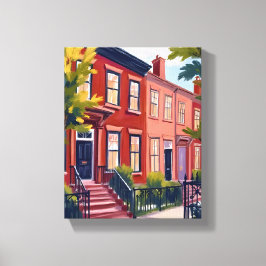 Lienzo Calle Beacon Boston Massachusetts Pintura