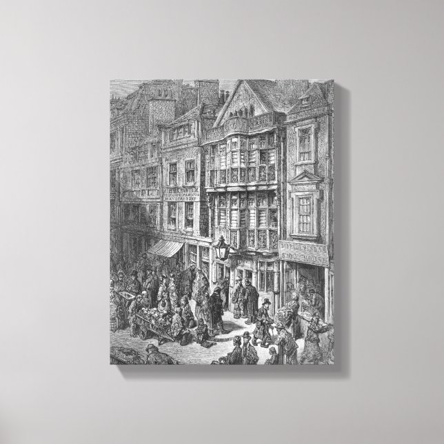 Lienzo Calle Bishopsgate (Anverso)