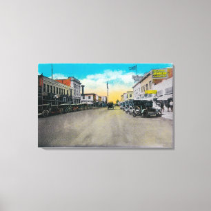 Lienzo Calle de centro que mira WestAnaheim, CA
