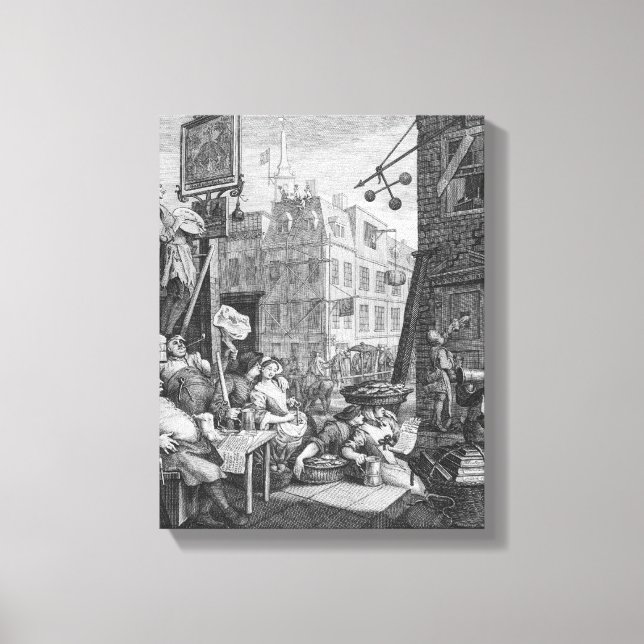 Lienzo Calle de Cervezas, 1751 (Anverso)