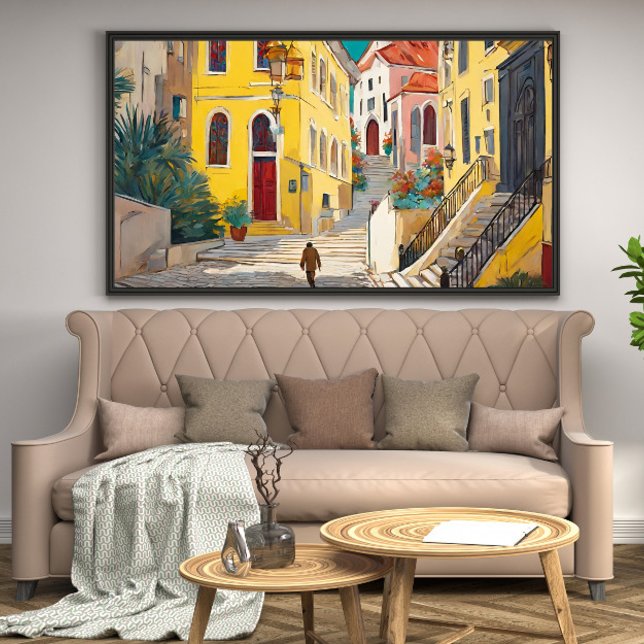 Lienzo Calle de la ciudad vieja de méxico (Subido por el creador)