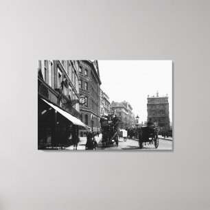 Lienzo Calle de la reina Victoria, Londres, c.1891