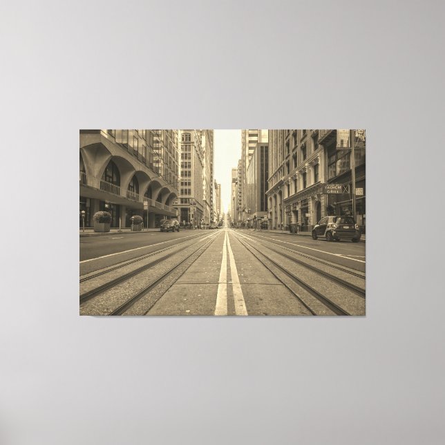 Lienzo Calle de San Francisco (Anverso)