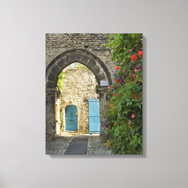 Lienzo Calle del Casco Antiguo, Francia (Anverso)
