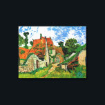 Lienzo Calle del pueblo en Auvers, Vincent van Gogh<br><div class="desc">Calle del pueblo en Auvers,  Vincent van Gogh.</div>