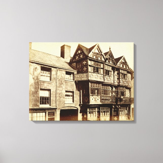 Lienzo Calle en Ludlow (foto de abajo) (Anverso)