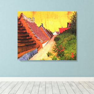 Lienzo Calle en Saintes Maries por Vincent van Gogh
