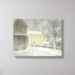 Lienzo Calle Halstead en Nieve (por Eric Ravilious)