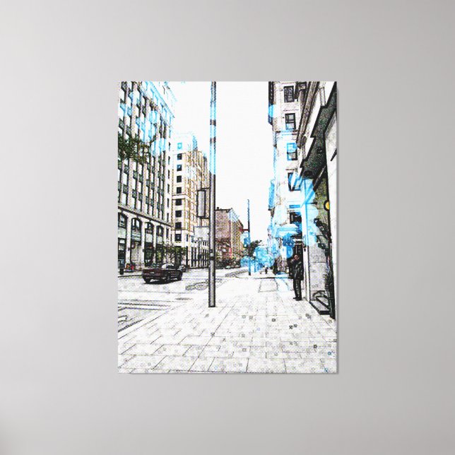 Lienzo Calle Montreal 8343a (Anverso)