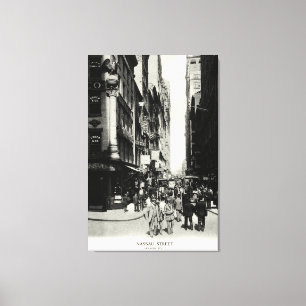 Lienzo Calle Nassau, Nueva York, 1905