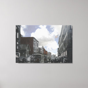 Lienzo Calle principal Brockton 1