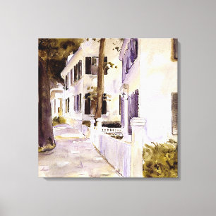 Lienzo Calle Principal, Nantucket, pintura famosa
