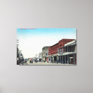 Lienzo Calle principal SceneWoodland, CA