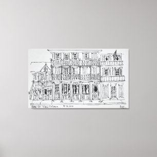Lienzo Calle Royal, Barrio Francés   Nueva Orleans