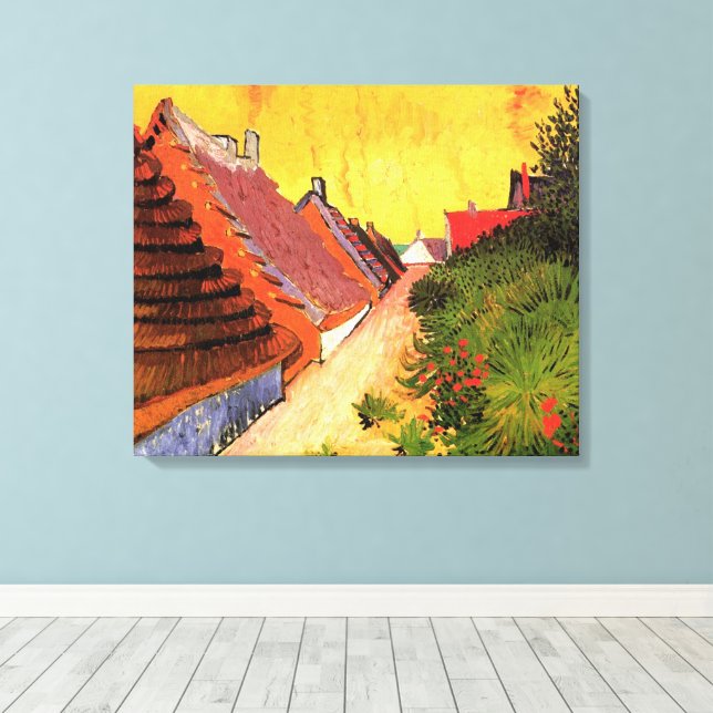 Lienzo Calle Saintes Maries por Vincent van Gogh (Insitu (piso de madera))