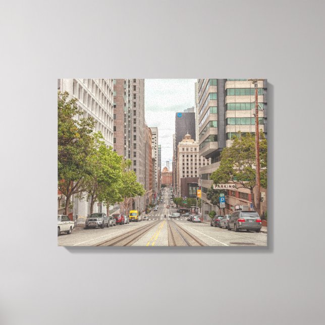 Lienzo Calle San Francisco California (Anverso)