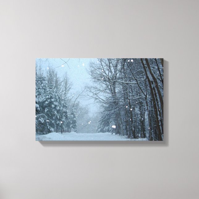 Lienzo Calle Snowy (Anverso)