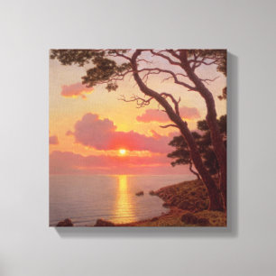 Lienzo Calme de Soir, Cote d'Azur