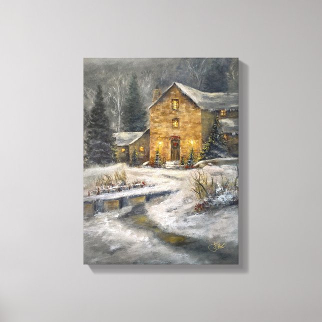 Lienzo Calor de Navidad (Anverso)