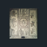 Lienzo Calzada mosaica de la villa romana en Low<br><div class="desc">El pavimento Mosaico de Roman de la villa romana en Low Ham, ilustrando la historia de Dido y Aeneas de Virgil's Aeneid, c.350 AD localizada en el Museo del Condado de Somerset, Castillo Taunton, Reino Unido. El pavimento Mosaico de la villa romana en Low Ham, ilustrando la historia de Dido...</div>