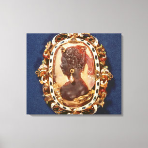 Lienzo Camafeo que lleva la cabeza del perfil
