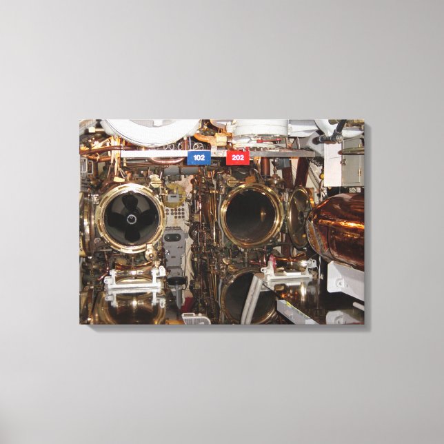 Lienzo Cámara de Torpedo Adelante (Anverso)