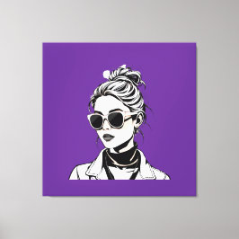 Lienzo Camaradas de mujeres - ¡Corriendo el mundo, estilo