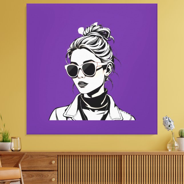 Lienzo Camaradas de mujeres - ¡Corriendo el mundo, estilo (Insitu (Sala de estar))