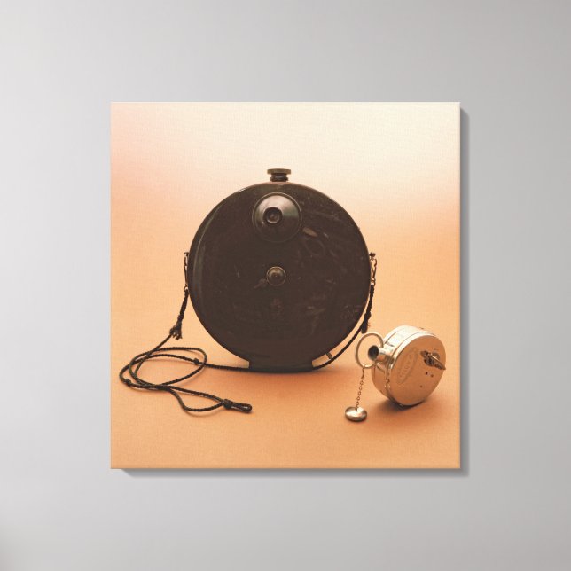 Lienzo Cámaras de detectives (Anverso)