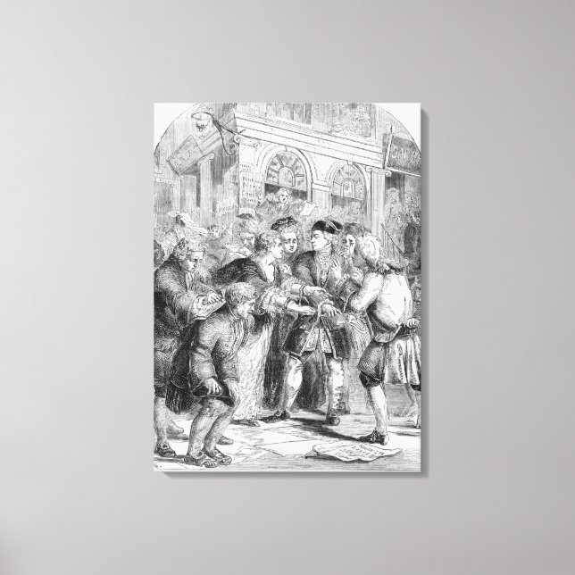 Lienzo Cambiar la ruta (Anverso)