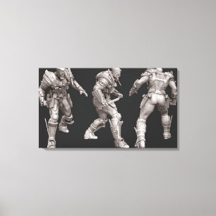 Lienzo Cambio alterno de Deathstroke